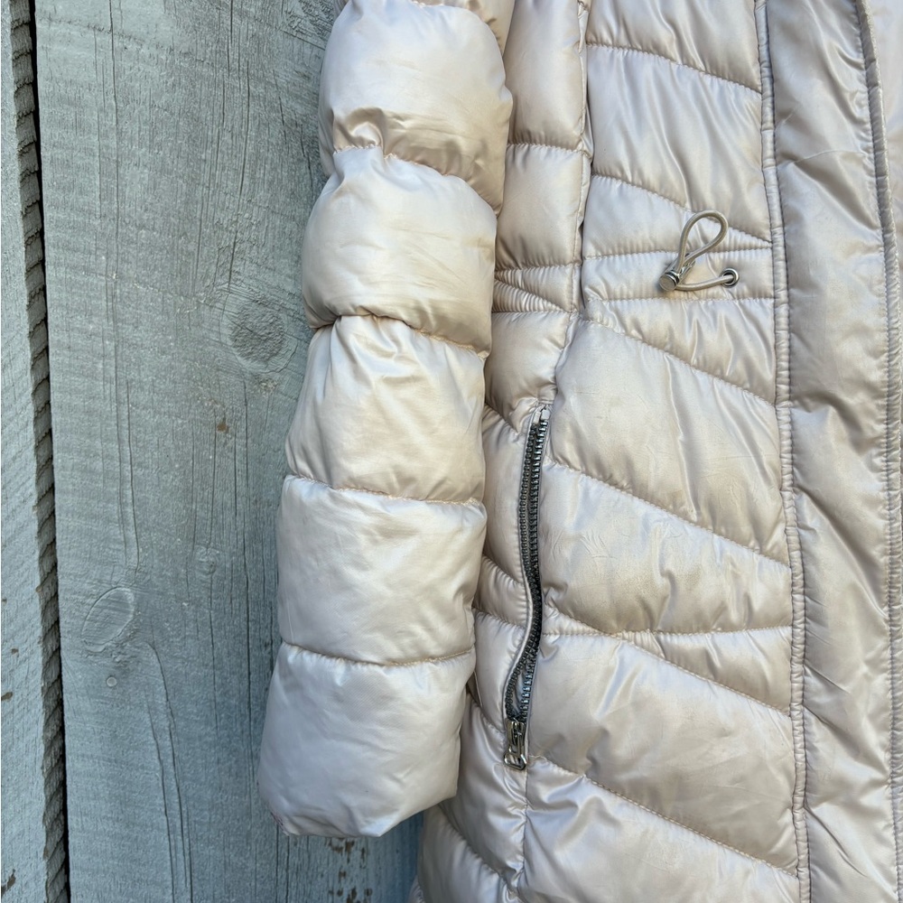 Marc New York Andrew Marc Coat with Hood in a Creamy Beige M - Picture 8 of 10